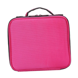 Croc-Embossed Premium Travel Beauty Case - Spacious Cosmetic Organizer Bag