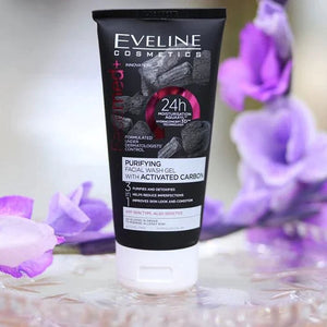Eveline Facemed+ Activated Carbon Purifying Facial Wash - 150ml