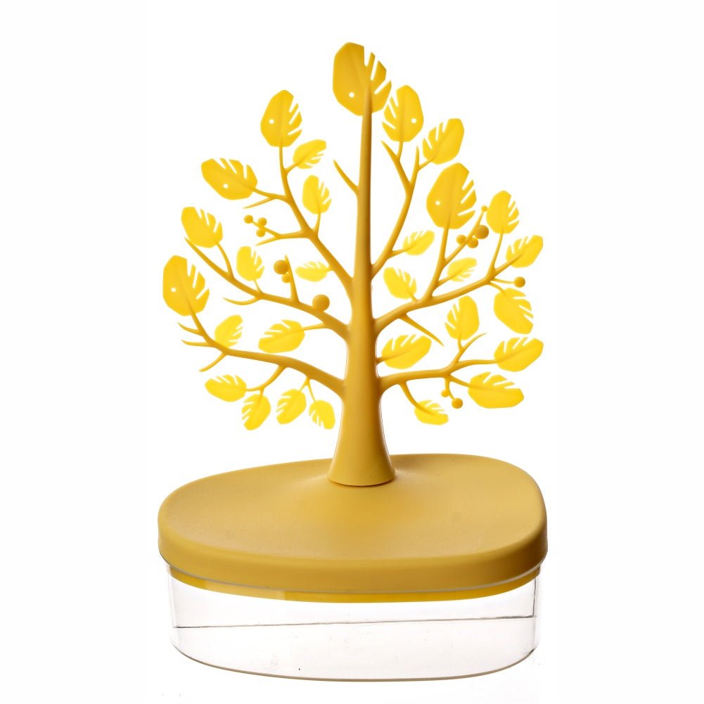 Tree-Shaped Multi-Layer Jewelry and Cosmetics Display Organizer