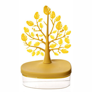 Tree-Shaped Multi-Layer Jewelry and Cosmetics Display Organizer