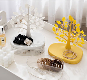 Tree-Shaped Multi-Layer Jewelry and Cosmetics Display Organizer