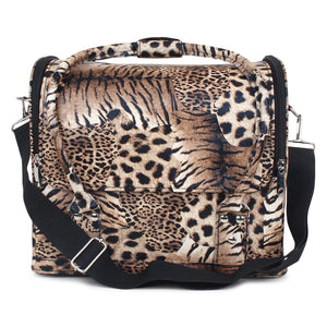Croc-Embossed Premium Travel Beauty Case - Spacious Cosmetic Organizer Bag