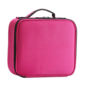 Croc-Embossed Premium Travel Beauty Case - Spacious Cosmetic Organizer Bag