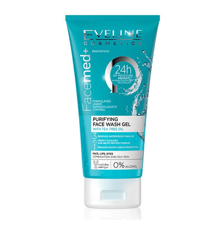 Eveline Facemed+ Purifying Face Wash Gel with Tea Tree Oil - 150ml