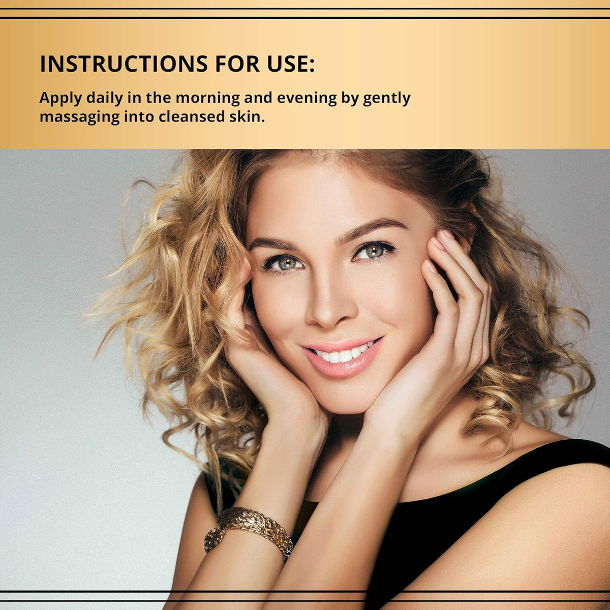 Eveline Gold Lift Firming Face Cream - Anti-Wrinkle Day and Night Formula