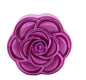 Flower-Shaped Kids Makeup Kit - Foldable Multi-Layer Play Cosmetics Set