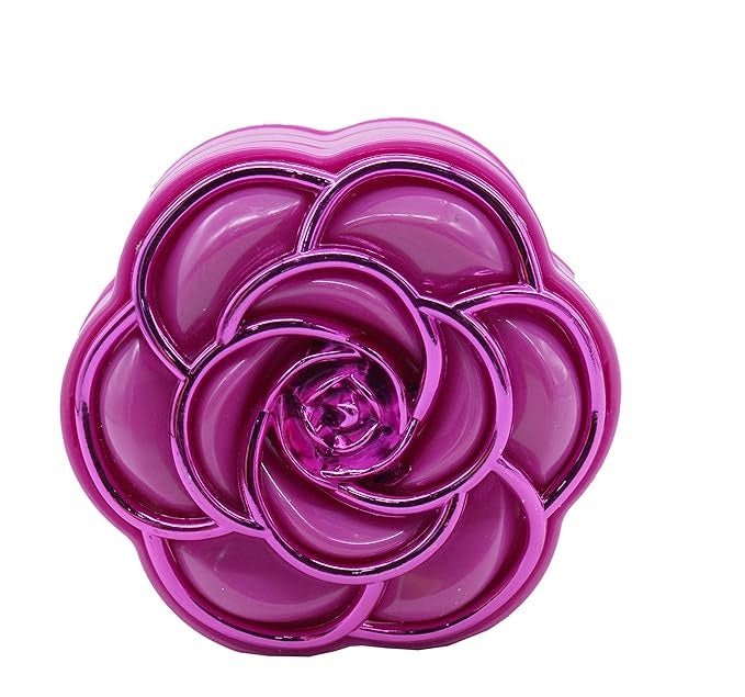 Flower-Shaped Kids Makeup Kit - Foldable Multi-Layer Play Cosmetics Set
