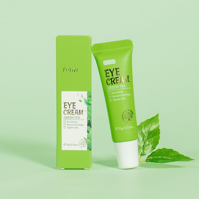Green Tea Anti-Wrinkle Eye Cream - Korean Hydrating 15g Under-Eye Treatment