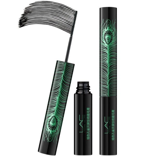 Lash Extend Waterproof Black Mascara - Smudge-Proof Curling & Volumizing Eye Makeup
