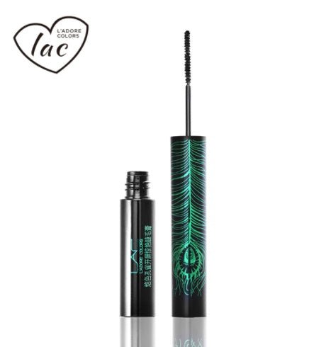 Lash Extend Waterproof Black Mascara - Smudge-Proof Curling & Volumizing Eye Makeup